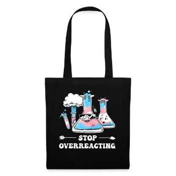 Enseignante en sciences transgenres - Sac en tissu - noir - Devant