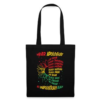 Sunflower Celebrate Juneteenth Black History - Tote Bag - black - Front