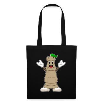 Chess Piece Tower Chess - Tote Bag - black - Front
