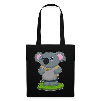 Koala Coiffeur Ciseaux Peigne - Sac en tissu - noir - Devant