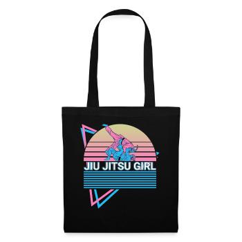 Jiu Jitsu BJJ Retro - Tote Bag - black - Front