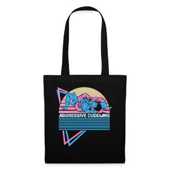 Jiu Jitsu amusant BJJ Rétro - Sac en tissu - noir - Devant