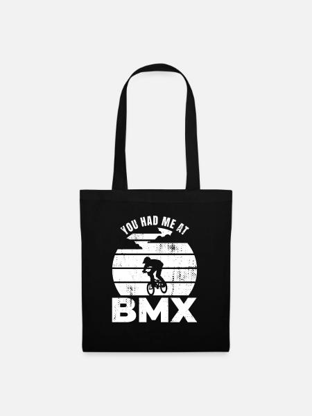 BMX Fahrer Spruch - Stoffbeutel - Schwarz