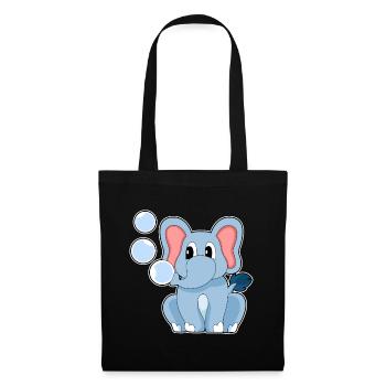 Cute elephant - Tote Bag - black - Front