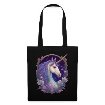 Gothic Unicorn Magic Pony Horse Enchanting - Tote Bag - black - Front