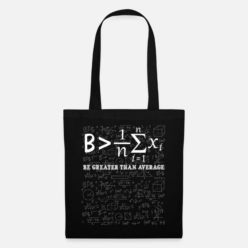 Mathematische Inspiration ist größer als der - Stoffbeutel - Schwarz