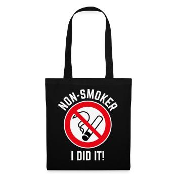 Non-Smoker – I Did It! (3C / W) - Tote Bag - black - Front