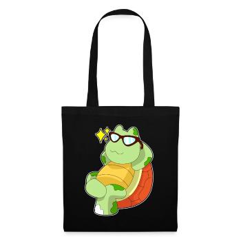 Turtle Sunglasses - Tote Bag - black - Front