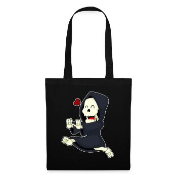 Jogging squelette sport de jogging - Sac en tissu - noir - Devant