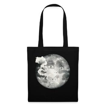 Whimsigoth Aesthetics Soft Grunge Emo Goth Smoking - Tote Bag - black - Front