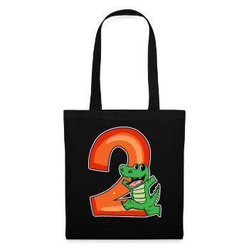 2 birthday 2 years old with animal motif - two - Tote Bag - black - Front