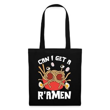 Monstre spaghetti volant FSM Pastafarian - Sac en tissu - noir - Devant
