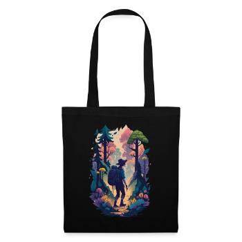 Holidays Nature Hiking in the mountains Leisure Hobby - Tote Bag - black - Front