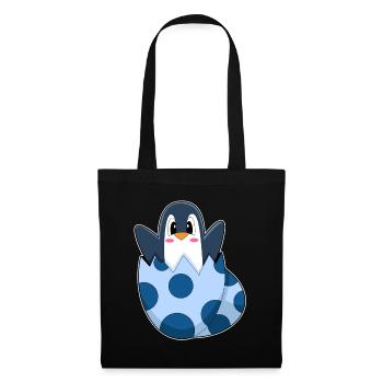 Penguin Egg - Tote Bag - black - Front