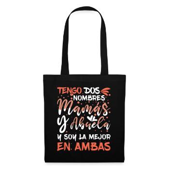 Mother's Day Retired Grandma Cool Grandmom - Stoffbeutel - Schwarz - Vorne