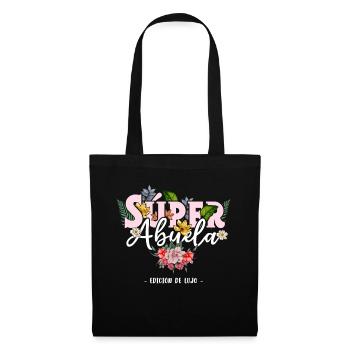 Mother's Day Retired Super Grandma Cool Grandmom - Stoffbeutel - Schwarz - Vorne