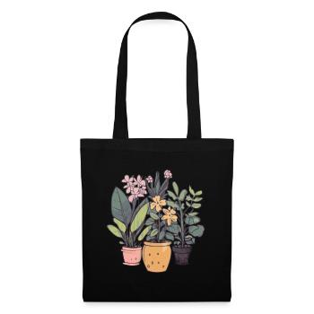 Plants and flowers for nature lovers and gardeners - Tote Bag - black - Front