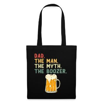 Funny Father Saying - Alcohol Loving Dad - Tote Bag - black - Front