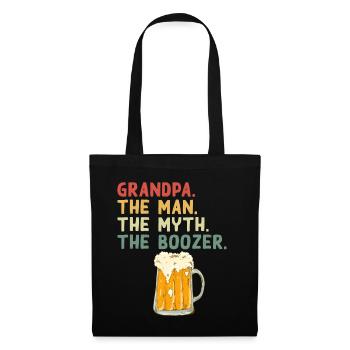 Grandfather - The Man, the Legend, the Drinker - Tote Bag - black - Front