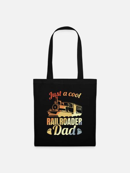 Railroad Worker Father - Tote Bag - black