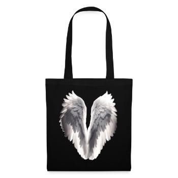 Angel wings - Tote Bag - black - Front