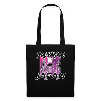 Japan Tokyo Urban Streetwear Retro - Tote Bag - black - Front