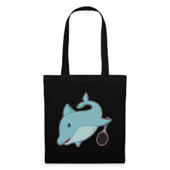 Raquette Tenni Dolphin Tennis - Sac en tissu - noir - Devant