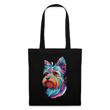 Dog Yorkshire Terrier Dogs Art Pet Yorkie - Tote Bag - black - Front