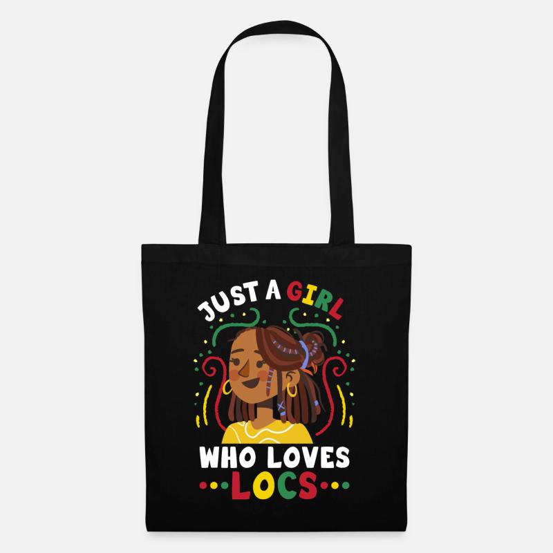 Dreadlocks Rasta Rastafari - Stoffbeutel - Schwarz