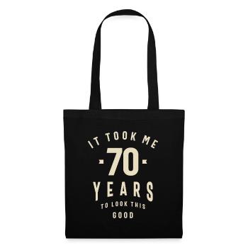 70 Years of Timeless Style - 70th Birthday - Tote Bag - black - Front
