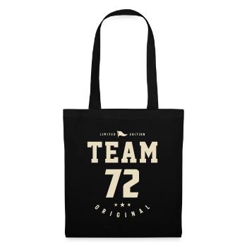 72 Years of Pure Awesomeness - 72nd Birthday - Tote Bag - black - Front