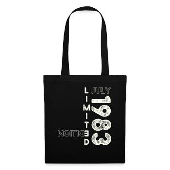 40th Birthday Man Original July Vintage 1983 - Tote Bag - black - Front