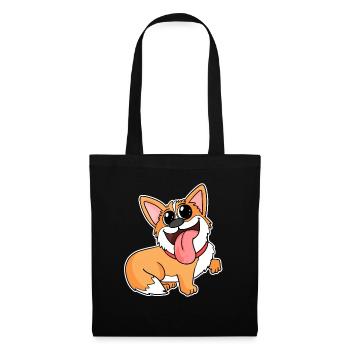 Welsh Corgi Pembroke Dog Breed Dog Dogs - Tote Bag - black - Front
