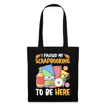 Scrapbooker - Stoffbeutel - Schwarz - Vorne