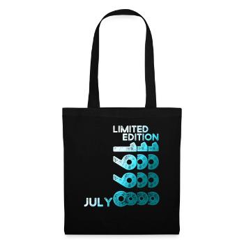 25th Birthday Man Original July Vintage 1998 - Tote Bag - black - Front