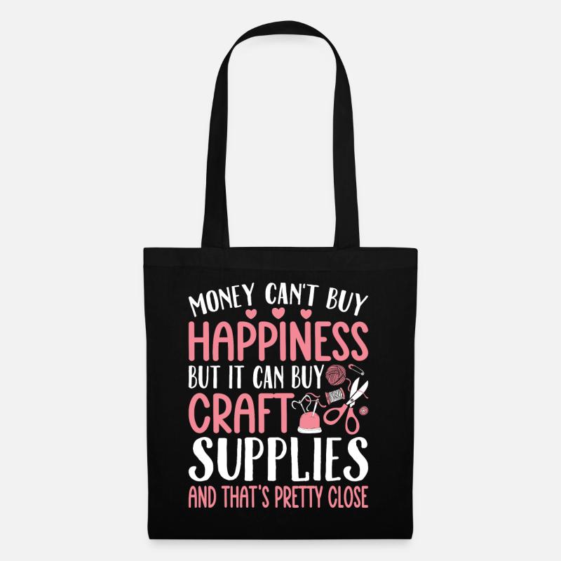 Crafting Crafter - Tote Bag - black