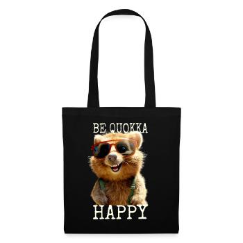 Quokka Be Quokka Happy Australia Smile Quokkas - Tote Bag - black - Front