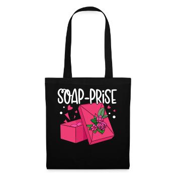 Fabrication de savon, savonnier, savonologue - Sac en tissu - noir - Devant