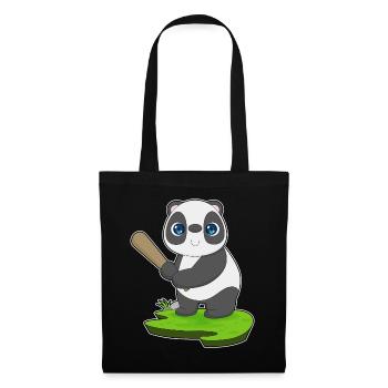 Panda Baseball Baseball Bats - Tote Bag - black - Front