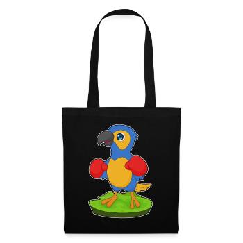 Parrot Boxer Boxing Gloves Boxing - Tote Bag - black - Front