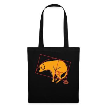 Fibonacci Golden Ratio Dog Memes - Tote Bag - black - Front