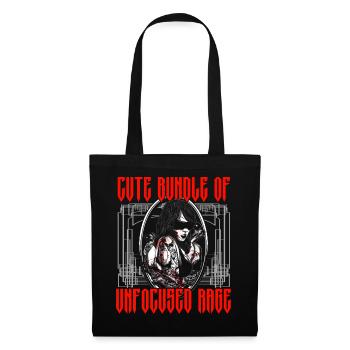 Drôle de gothique gothique - Sac en tissu - noir - Devant