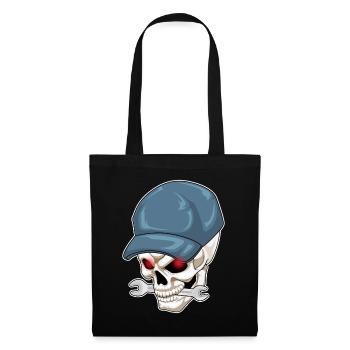 Atelier de Clé Mécanique du Crâne - Sac en tissu - noir - Devant
