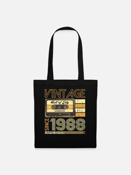 35th Birthday Man Original Juillet Millésime 1988 - Sac en tissu - noir