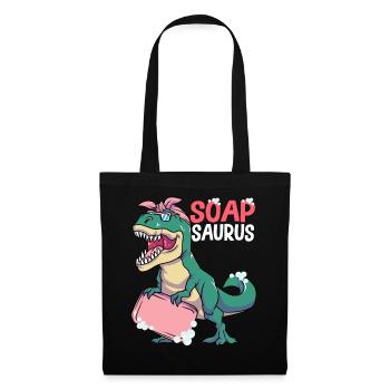 Fabrication de savon, savonnier, savonologue - Sac en tissu - noir - Devant