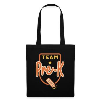Team Pre-K Back to School Pre Kindergarten - Tote Bag - black - Front