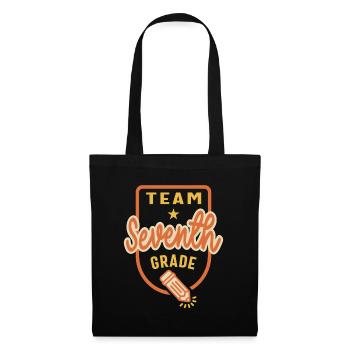 Team Seventh Grade Teacher Student Back to School - Tote Bag - black - Front