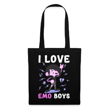 Egirl Emotional Girl - Tote Bag - black - Front