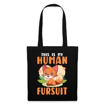 Furry Fandom Pumpkins Fursona - Tote Bag - black - Front