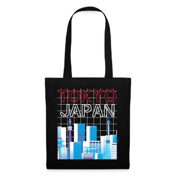 Japan Tokyo Urban Streetwear Retro - Tote Bag - black - Front
